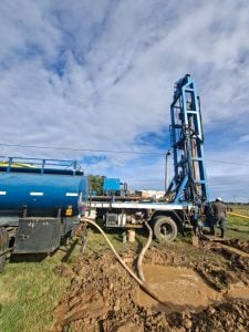 Con fondos municipales: avanza la construcción de un nuevo pozo de agua