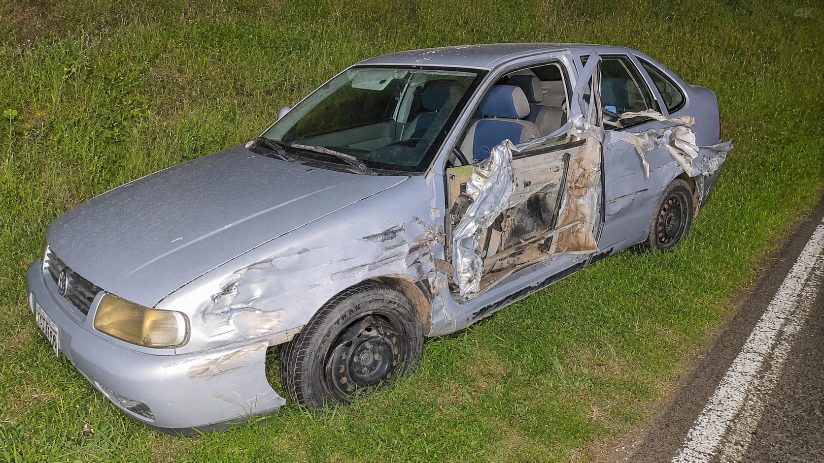 Chaves: Camionero chocó a un auto en la Ruta 3 y se dio a la fuga