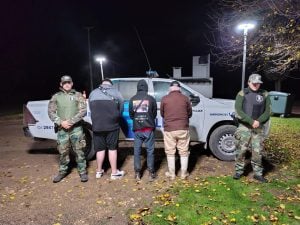 En San Cayetano, tres hombres aprehendidos por caza furtiva