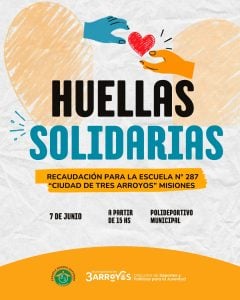 Este domingo, se lleva adelante el evento de Huellas Solidarias en el Polideportivo