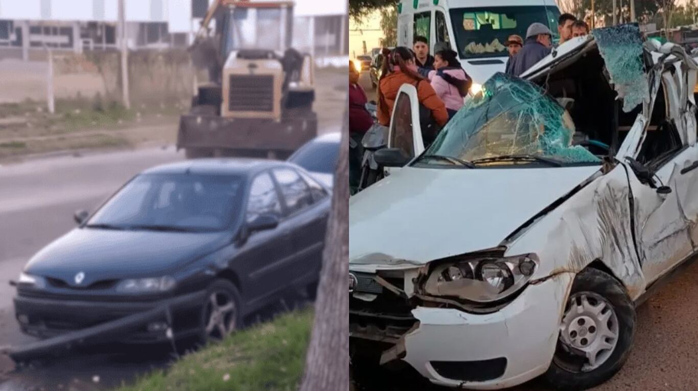 Festejó el triunfo de Argentina conduciendo alcoholizado una retroexcavadora. Hizo un desastre (video)
