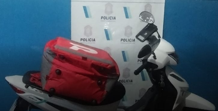 Robó una moto, lo persiguieron, se cayó y fue preso