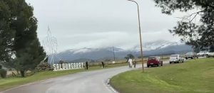 Nevó en la comarca serrana: las cumbres se cubrieron de blanco