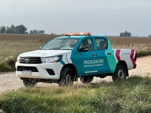 Transporte de la Provincia fiscaliza en Tres Arroyos