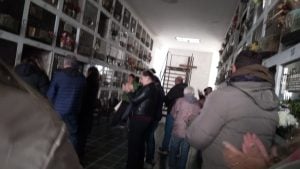 Emotivo último adiós a “Pity” Federico en el Cementerio Municipal