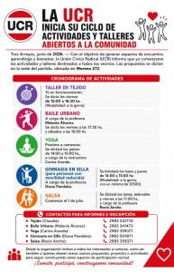 UCR: ciclo de actividades y talleres abiertos a la comunidad