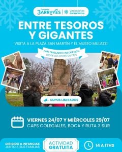 La Dirección de Turismo presenta un cronograma de actividades para recorrer el distrito