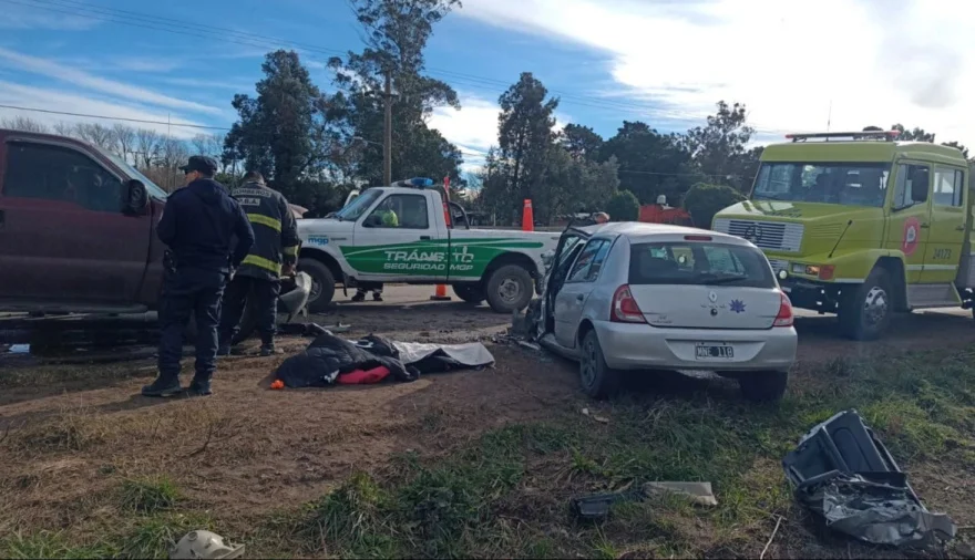 Impactante choque en ruta 88: murió una mujer
