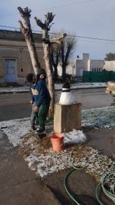 Toda la zona comparte imágenes de la nevada con nuestra radio