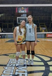 Vóley: La tresarroyense Dulce Rolón enfrentó a Las Panteritas
