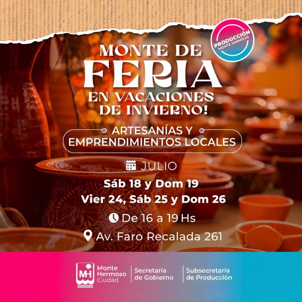 Monte Hermoso se prepara para disfrutar de una nueva edición de la “Monte De Feria”