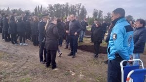 Conmovedor e interminable dolor en el último adiós al oficial Alan Molina