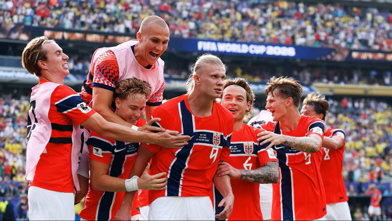 Brasil afuera del Mundial: histórica victoria vikinga con doblete de Haaland