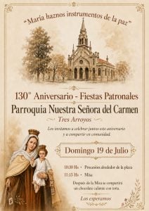 (audio)Festejos patronales a la Virgen del Carmen: la procesión será el domingo