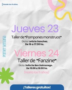 Inscripciones abiertas para los talleres de invierno gratuitos del Centro Cultural