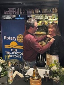 (audio) María Luján Martínez fue reelecta como presidenta del Rotary Club Horizonte