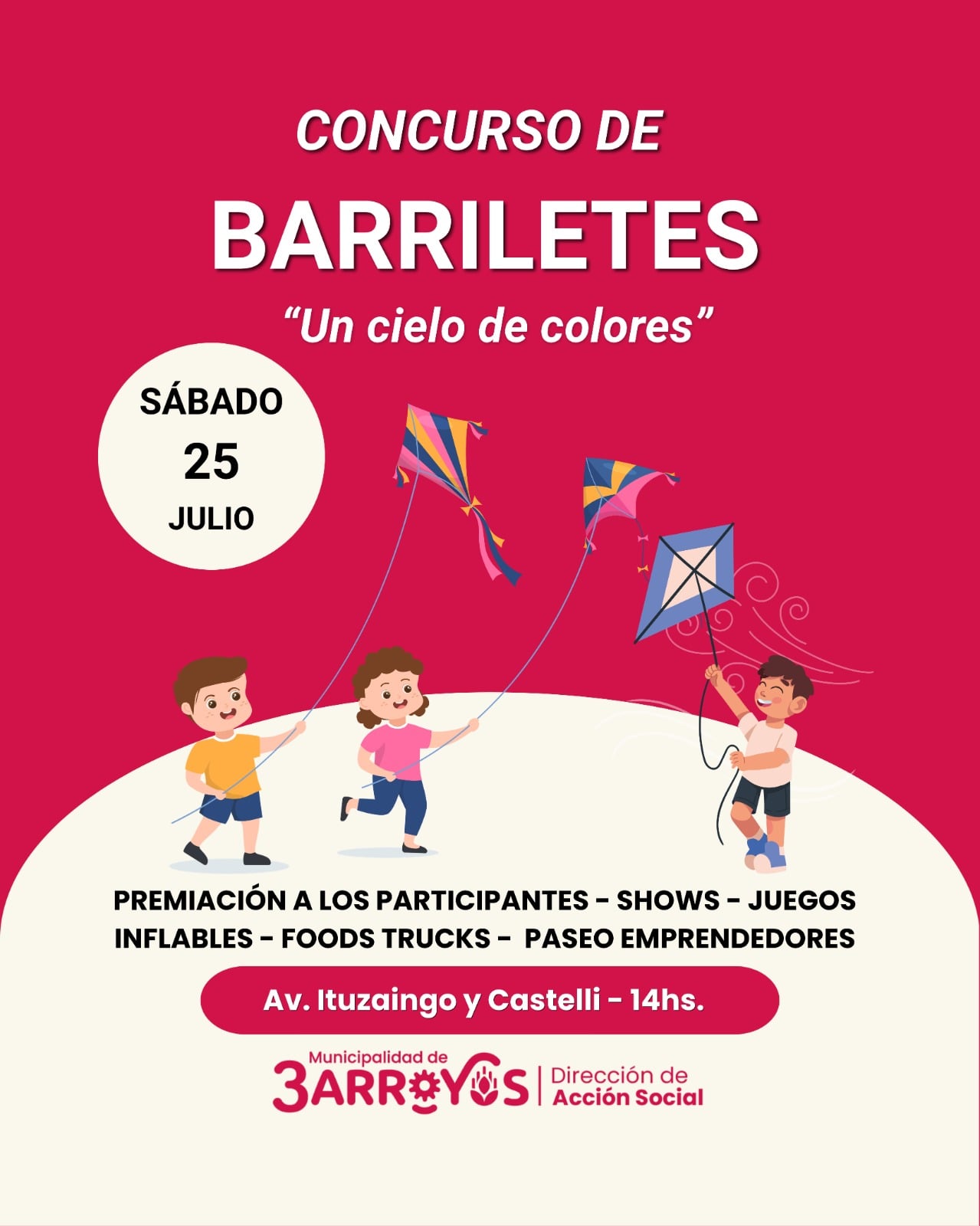 Barrileteada y Concurso de Barriletes: propuesta para disfrutar en familia durante las vacaciones de invierno