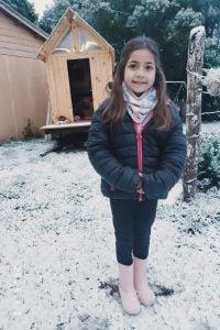Toda la zona comparte imágenes de la nevada con nuestra radio