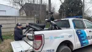 Chaves: La Policía recuperó moto robada e identificó a los autores del hecho