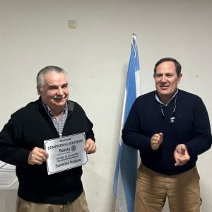 Rotary Club Tres Arroyos realizó el cambio de autoridades e incorporó nuevos socios