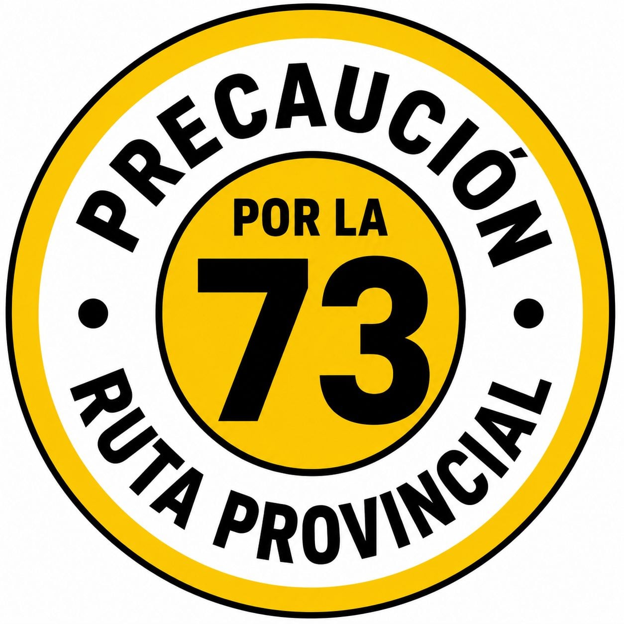 Recomiendan circular con precaución por la Ruta Provincial 73