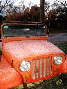 (videos) La primera nevada del invierno. De Tres Arroyos a todo el país las imágenes de LU24 por TN