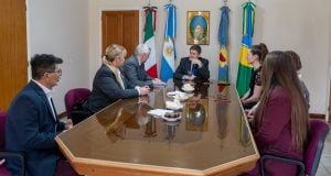 En San Cayetano, Gargaglione recibió a autoridades consulares italianas
