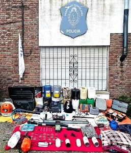 CPR Chaves: encontraron una parte del botín robado en un establecimiento rural