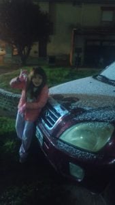 (videos) La primera nevada del invierno. De Tres Arroyos a todo el país las imágenes de LU24 por TN