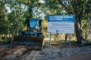 Puesta en valor del Camino Sinuoso Este: comenzaron los trabajos de limpieza en el sector