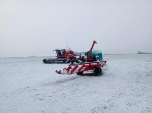 (videos) La primera nevada del invierno. De Tres Arroyos a todo el país las imágenes de LU24 por TN