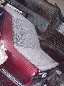 (videos) La primera nevada del invierno. De Tres Arroyos a todo el país las imágenes de LU24 por TN