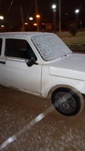 (videos) La primera nevada del invierno. De Tres Arroyos a todo el país las imágenes de LU24 por TN