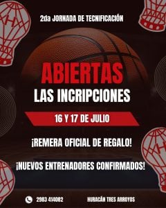 Básquet: Se viene la 2° Jornada de Tecnificación en Huracán