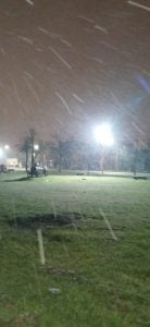 (videos) La primera nevada del invierno. De Tres Arroyos a todo el país las imágenes de LU24 por TN
