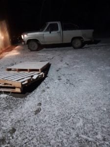 (videos) La primera nevada del invierno. De Tres Arroyos a todo el país las imágenes de LU24 por TN