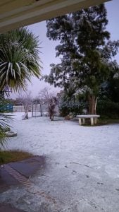 (audio y video) Cascallares amaneció con un manto blanco y postales que imitan a Bariloche
