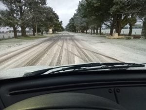 (audio y video) Cascallares amaneció con un manto blanco y postales que imitan a Bariloche