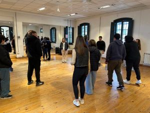 El Colegio Secundario N°11 de Bellocq visitó el Centro Cultural “La Estación”
