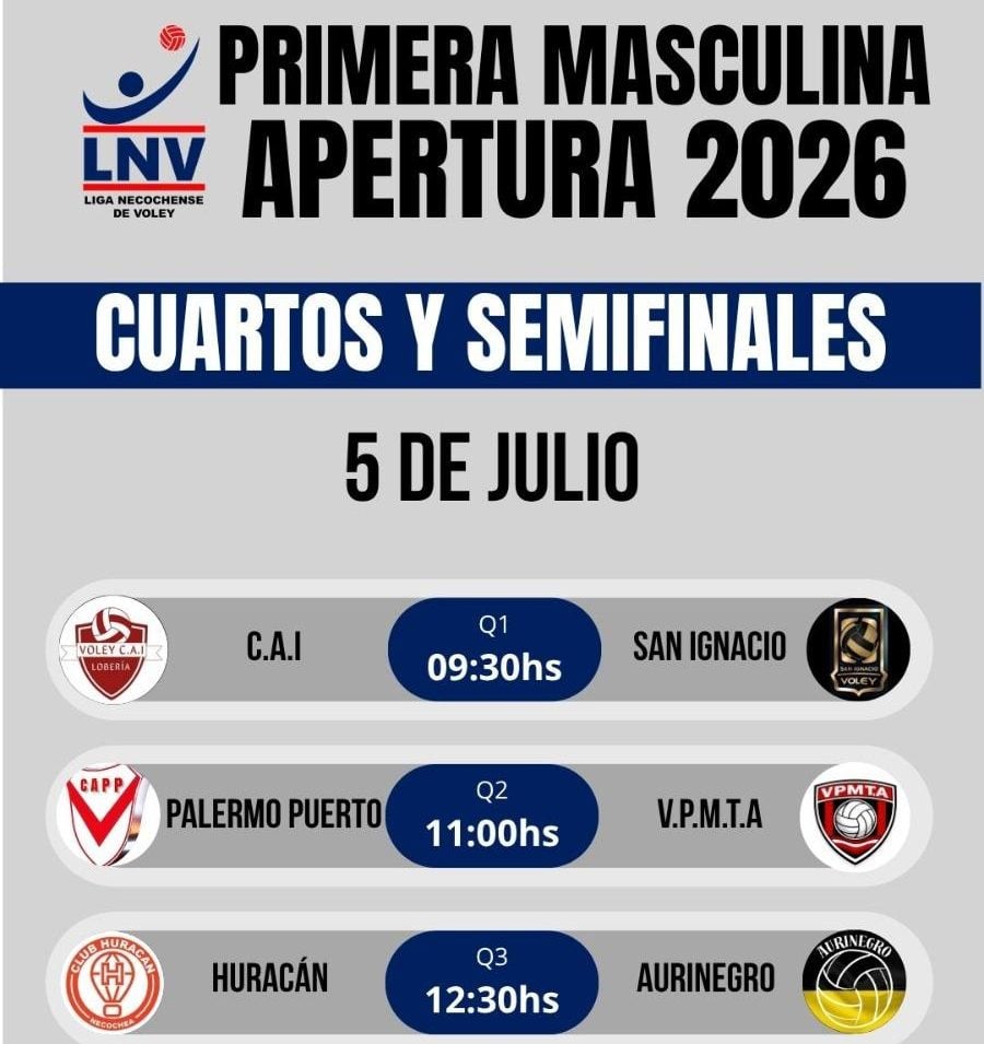 Voley: Tres Arroyos, a la final ante Lobería por el título de la Liga Necochense
