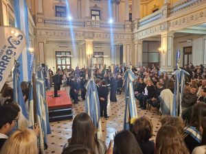 Pablo Garate en el acto 9 De Julio: “debemos unirnos para salir adelante como país” (audio)