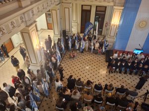 Pablo Garate en el acto 9 De Julio: “debemos unirnos para salir adelante como país” (audio)