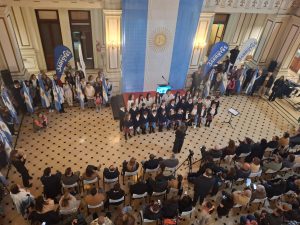 Pablo Garate en el acto 9 De Julio: “debemos unirnos para salir adelante como país” (audio)