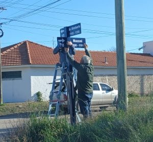 (audio) El barrio La Aceitera acompaña su gran crecimiento demográfico con nuevas obras y cartelería