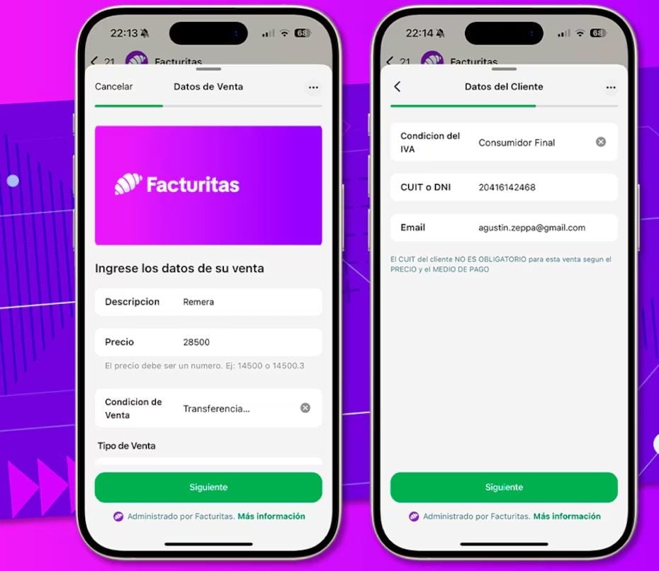(audio) La app con IA que emite facturas por WhatsApp y simplifica el trabajo de los monotributistas