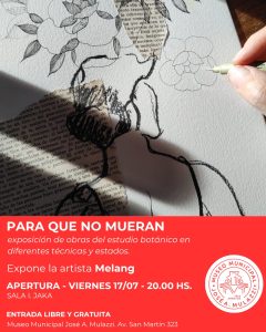Apertura de muestra “Para que no mueran” de Melang en el Mulazzi