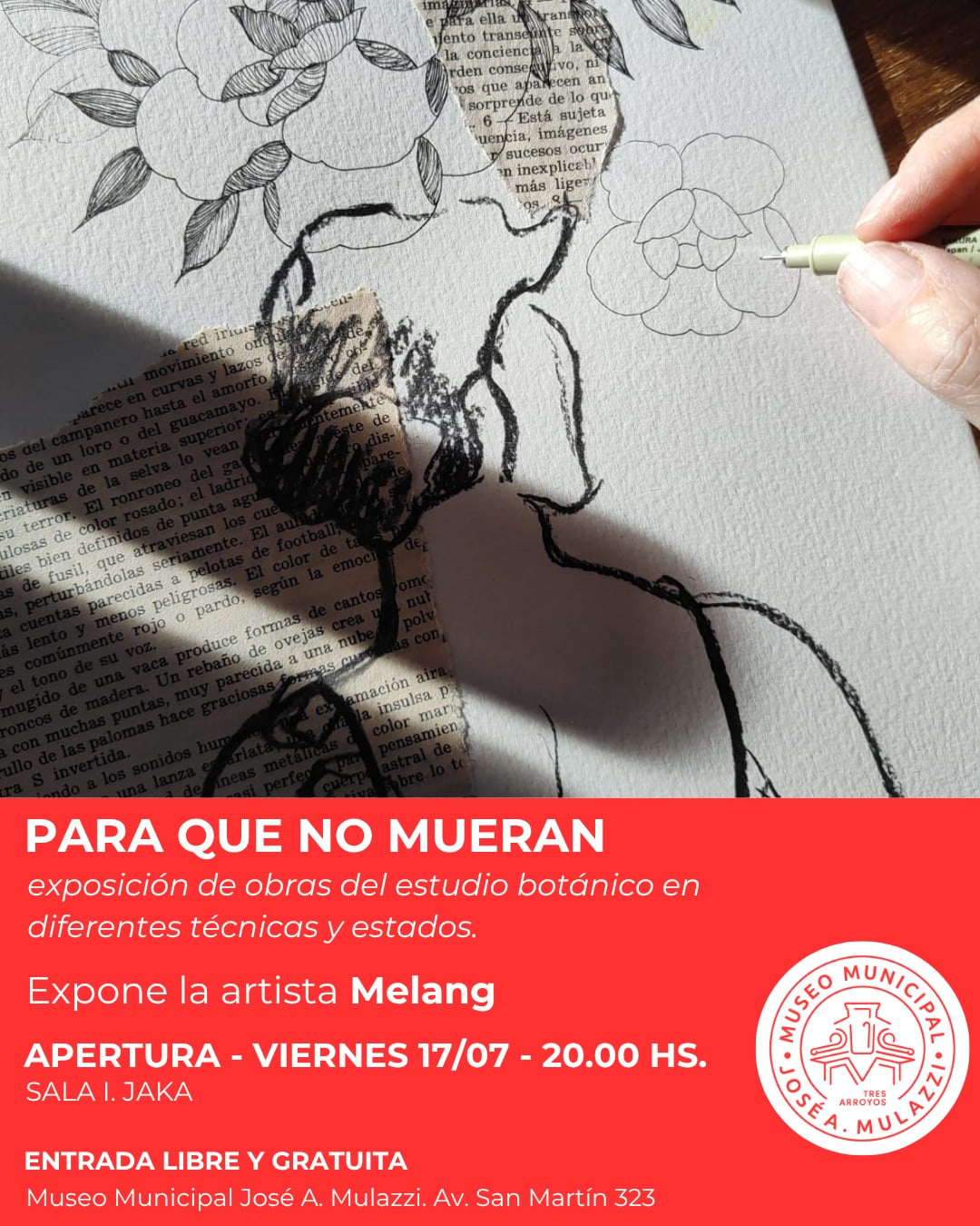 Apertura de muestra “Para que no mueran” de Melang en el Mulazzi