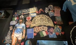 Rosarinos armaron un bar en homenaje a Maradona y replican la magia del 10 (audio)
