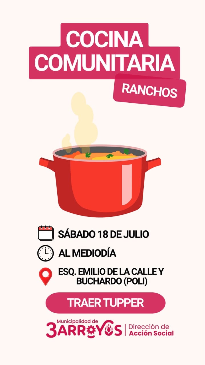 Cocina Comunitaria en el barrio Ranchos
