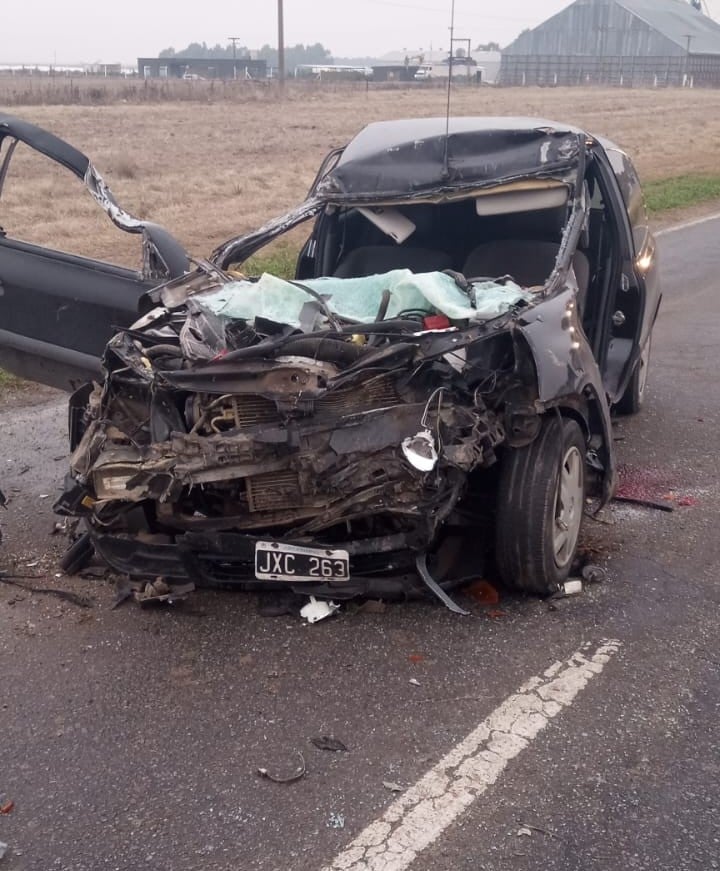 Identificaron a los fallecidos en el choque de hoy a la mañana